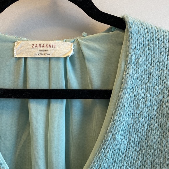 Zara knit sweater with sheer back - Picture 2 of 5